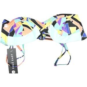 Sole East Kuta Top Barneys New York Geometric Print Bikini Top NWT $62